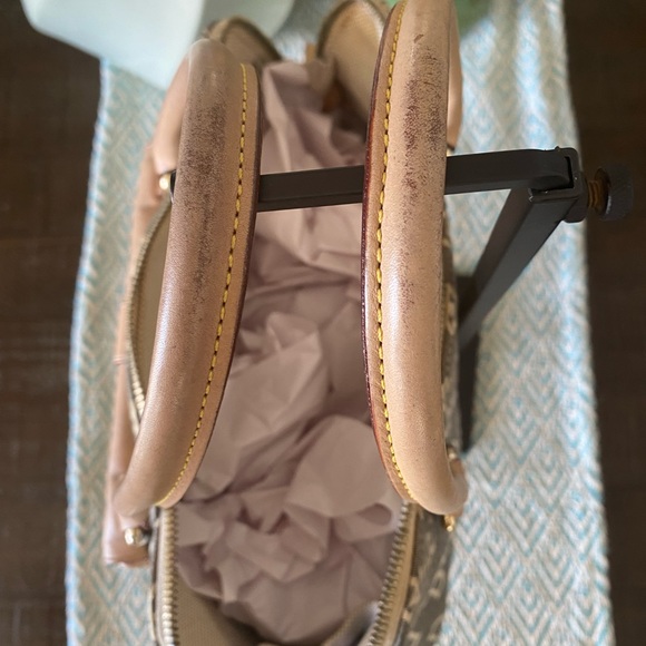 Dooney & Bourke Purse (Blue Gray) w Gold Hardware. - Picture 7 of 10